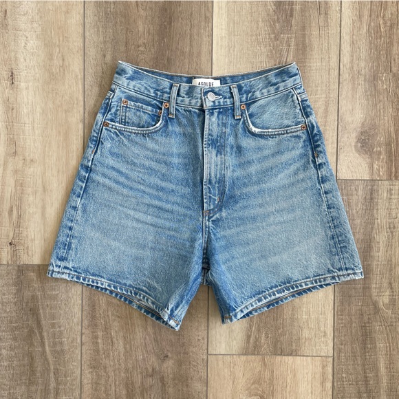 AGOLDE Stella Denim Shorts - Picture 2 of 9